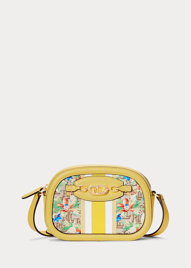 Bolso Lauren Mujer Monogram Medium Jordynn Crossbody Chile Amarillo QPFAT-1805